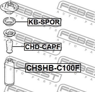 Febest KB-SPOR - Fjäderbens-stödlager xdelar.se