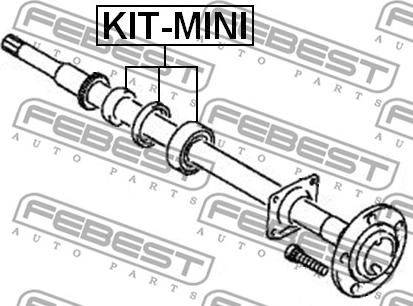 Febest KIT-MINI - Drivaxellager xdelar.se