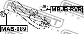 Febest MAB-089 - Länkarmsbussning xdelar.se