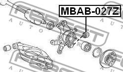 Febest MBAB-027Z - Länkarmsbussning xdelar.se