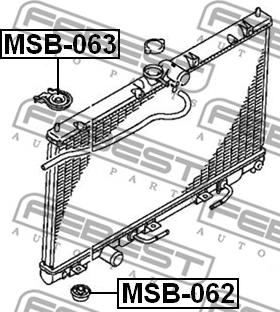 Febest MSB-063 - Montering, kylare xdelar.se