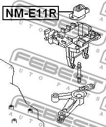 Febest NM-E11R - Motormontering xdelar.se