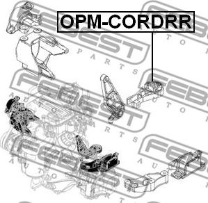 Febest OPM-CORDRR - Motormontering xdelar.se