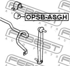 Febest OPSB-ASGF - Bussning, krängningshämare xdelar.se