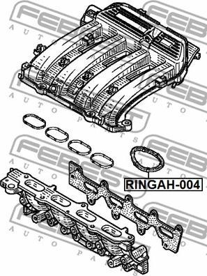 Febest RINGAH-004 - Packning, gasspjällsstuts xdelar.se