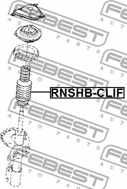 Febest RNSHB-CLIF - Gummibuffert, fjädring xdelar.se