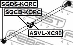 Febest SGDS-KORC - Led, kardanaxel xdelar.se