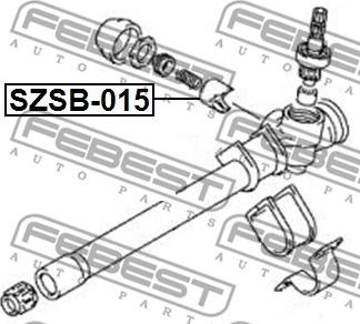 Febest SZSB-015 - Reparationssats, styrled axiell xdelar.se