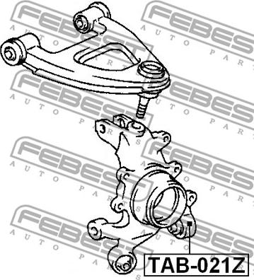 Febest TAB-021Z - Länkarmsbussning xdelar.se