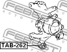 Febest TAB-262 - Länkarmsbussning xdelar.se