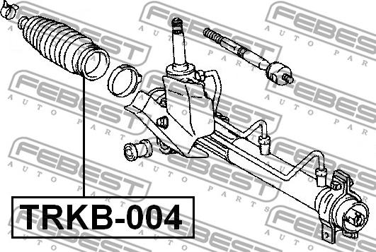 Febest TRKB-004 - Bälgar, styrsystem xdelar.se