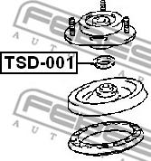 Febest TSD-001 - Fjäderbens-stödlager xdelar.se