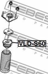 Febest VLD-S60 - Gummibuffert, fjädring xdelar.se