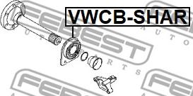 Febest VWCB-SHAR - Drivaxellager xdelar.se