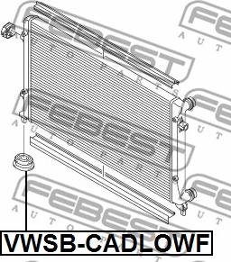 Febest VWSB-CADLOWF - Montering, kylare xdelar.se