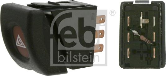 Febi Bilstein 01566 - Brytare, varningsblinkljus xdelar.se