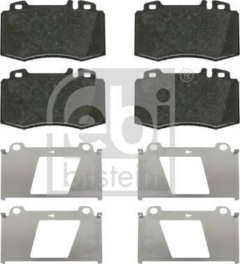 Febi Bilstein 16481 - Bromsbeläggssats, skivbroms xdelar.se