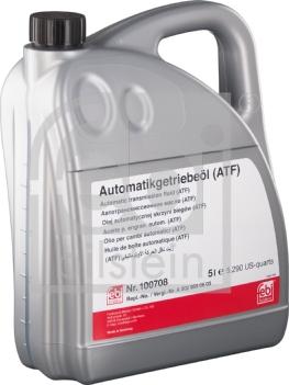 Febi Bilstein 100708 - Automatväxellådsolja (ATF) xdelar.se