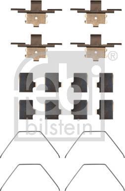 Febi Bilstein 182485 - Tillbehörssats, skivbromsbelägg xdelar.se