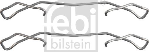 Febi Bilstein 182714 - Tillbehörssats, skivbromsbelägg xdelar.se