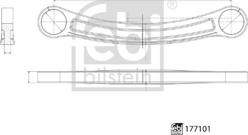 Febi Bilstein 177101 - Länkarm, hjulupphängning xdelar.se