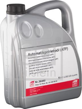 Febi Bilstein 36449 - Automatväxellådsolja (ATF) xdelar.se