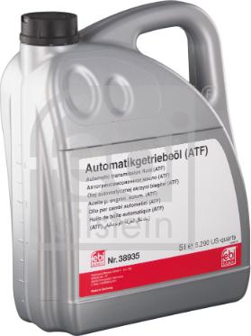 Febi Bilstein 38935 - Automatväxellådsolja (ATF) xdelar.se