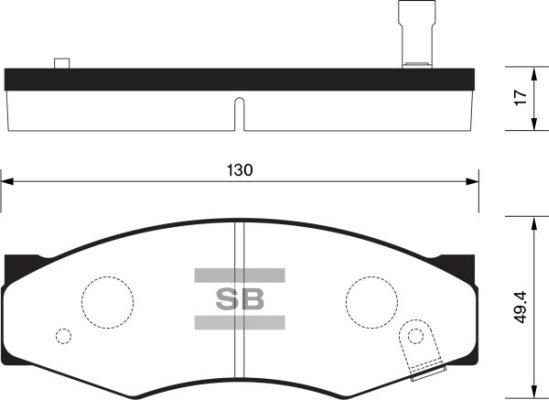 Magneti Marelli PF0952 - Bromsbeläggssats, skivbroms xdelar.se