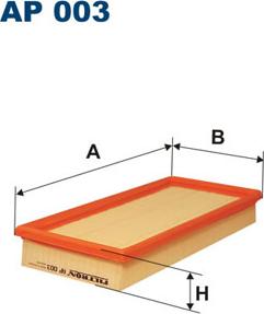 Filtron AP003 - Luftfilter xdelar.se