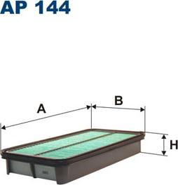 Filtron AP144 - Luftfilter xdelar.se