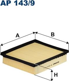 Filtron AP 143/9 - Luftfilter xdelar.se