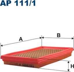 Filtron AP111/1 - Luftfilter xdelar.se