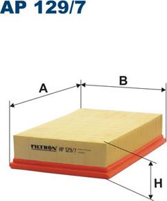 Filtron AP129/7 - Luftfilter xdelar.se