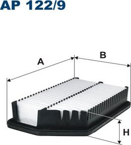 Filtron AP122/9 - Luftfilter xdelar.se