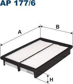 Filtron AP177/6 - Luftfilter xdelar.se