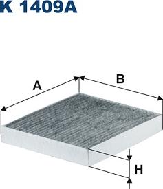 Filtron K 1409A - Filter, kupéventilation xdelar.se