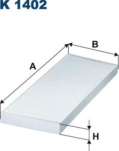 Filtron K1402 - Filter, kupéventilation xdelar.se