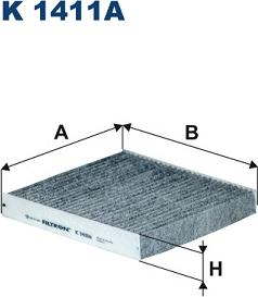 Filtron K 1411A - Filter, kupéventilation xdelar.se