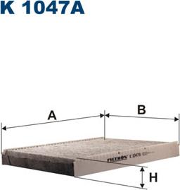 Filtron K1047A - Filter, kupéventilation xdelar.se