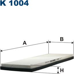 Filtron K1004 - Filter, kupéventilation xdelar.se