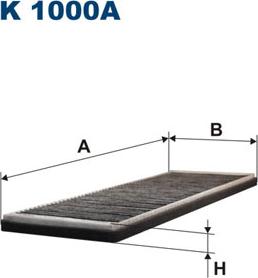 Filtron K1000A - Filter, kupéventilation xdelar.se