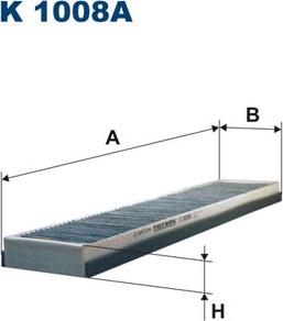 Filtron K1008A - Filter, kupéventilation xdelar.se