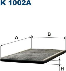 Filtron K1002A - Filter, kupéventilation xdelar.se