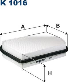 Filtron K1016 - Filter, kupéventilation xdelar.se