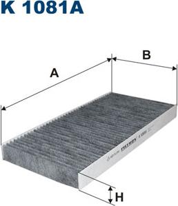 Filtron K1081A - Filter, kupéventilation xdelar.se