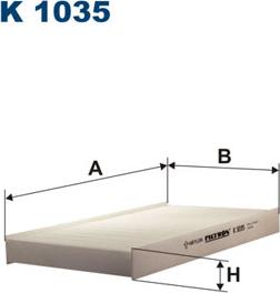 Filtron K1035 - Filter, kupéventilation xdelar.se