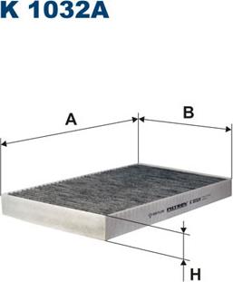 Filtron K1032A - Filter, kupéventilation xdelar.se