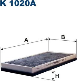 Filtron K1020A - Filter, kupéventilation xdelar.se