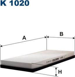 Filtron K1020 - Filter, kupéventilation xdelar.se