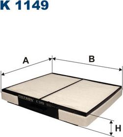 Filtron K1149 - Filter, kupéventilation xdelar.se